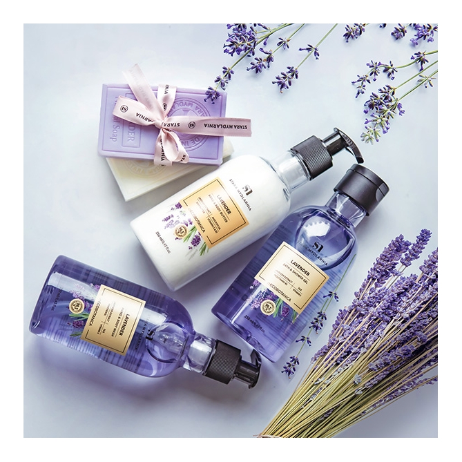 Zdjęcie kostki do kąpieli stóp Lavender w aranżacji