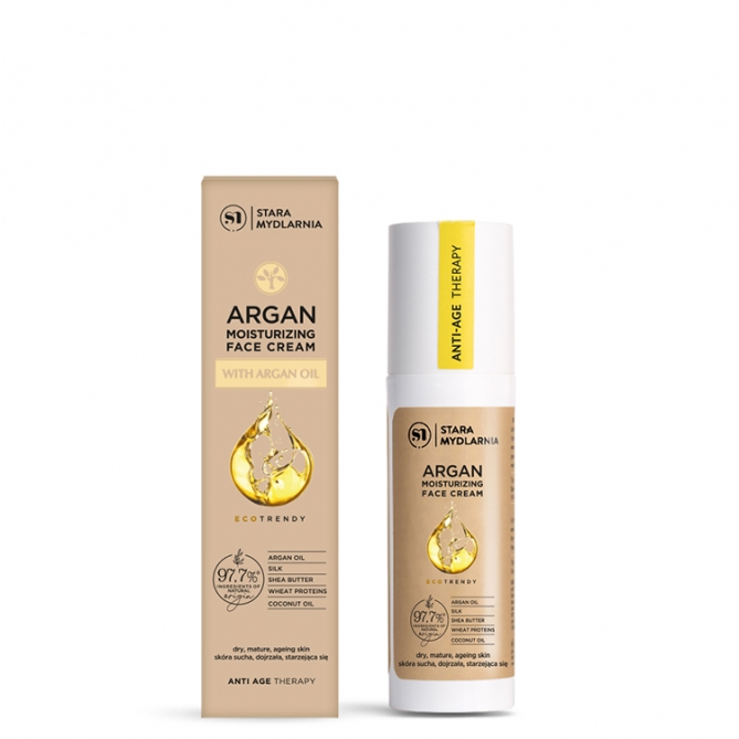 Zdjęcie przeciwzmarszczkowego kremu do twarzy Argan