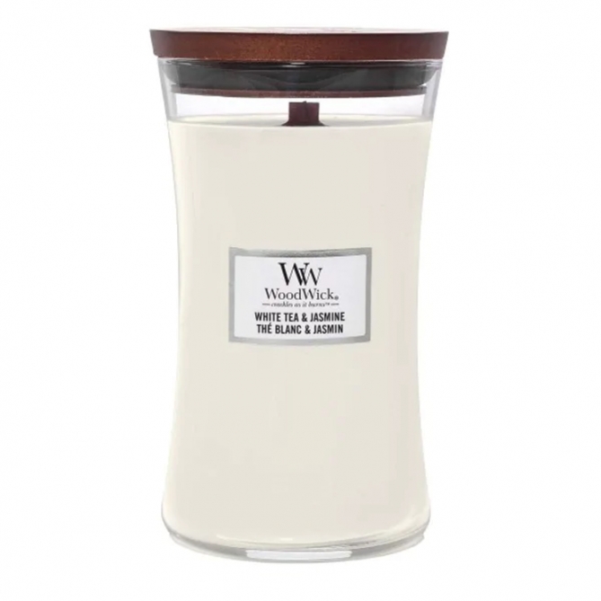 Zdjęcie świecy w dużym słoiku White Tea & Jasmine 609 g