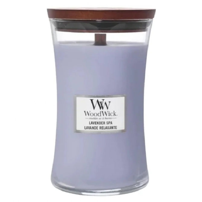 Zdjęcie świecy w dużym słoiku Lavender Spa 609g