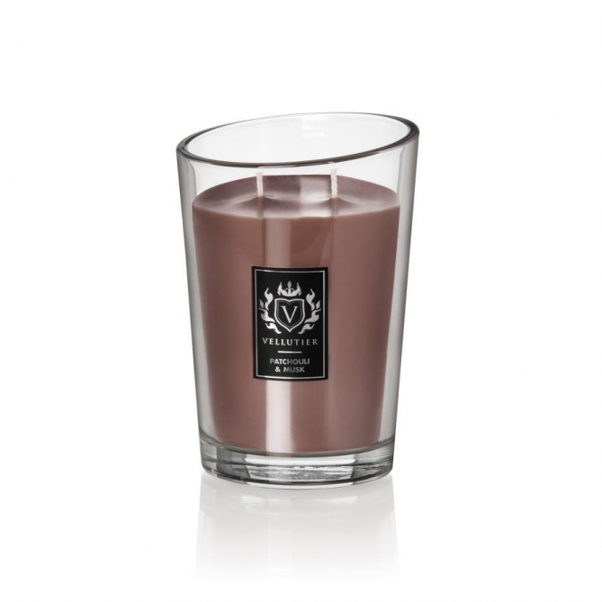 Zdjęcie świecy Patchouli&Musk w dużym słoiku 515g bez pokrywki