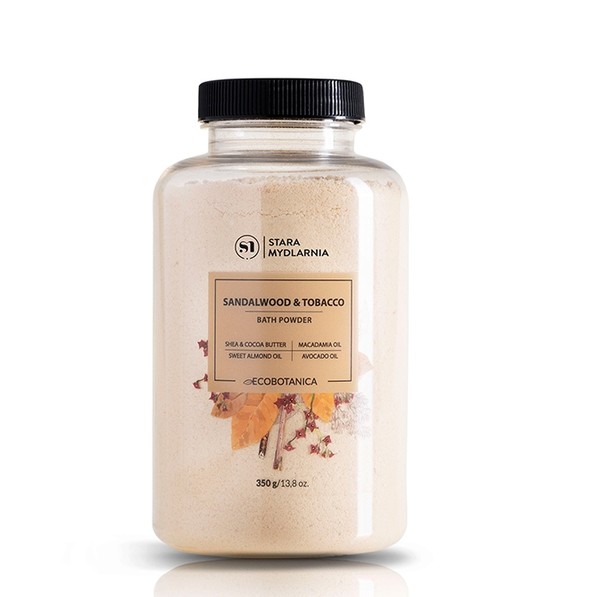 Zdjęcie pudru do kąpieli Sandalwood & Tobacco