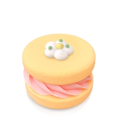 Zdjęcie kostki do kąpieli Macarons Yellow Daisy