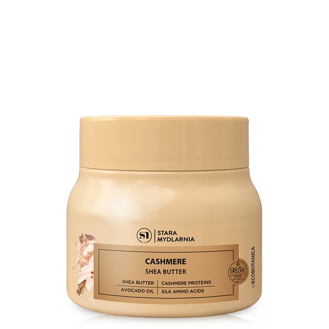 zdjęcie słoiczka masła shea Cashmere