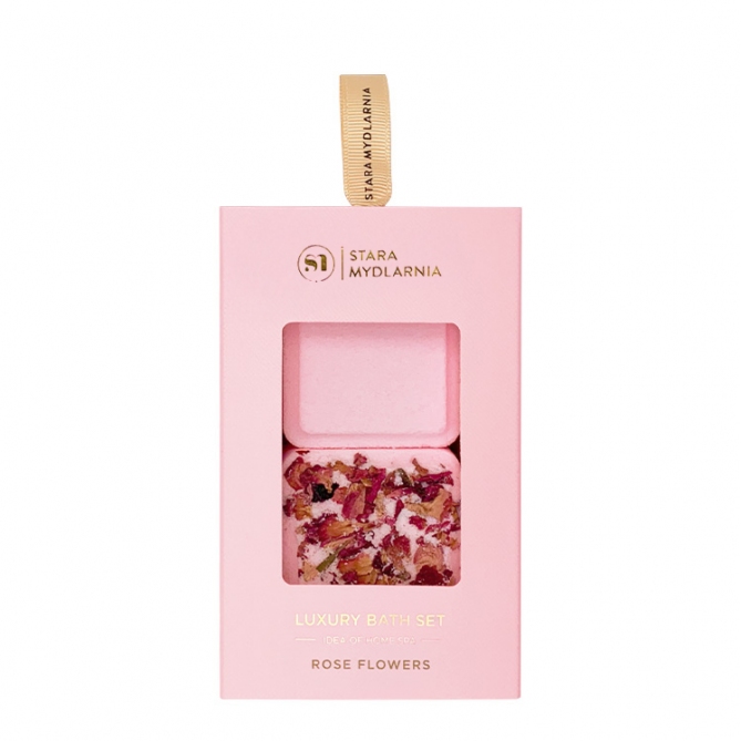 Zdjęcie zestawu 2 szt. kostek do kąpieli ROSE FLOWERS