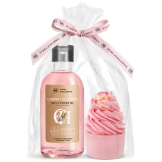 Zdjęcie zestawu Cherry Blosom, żel i muffinka do kąpieli, zestaw 75