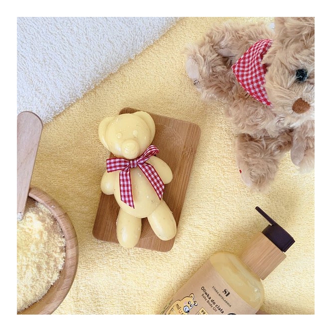 Zdjęcie mydła Teddy Bear Honey w aranżacji